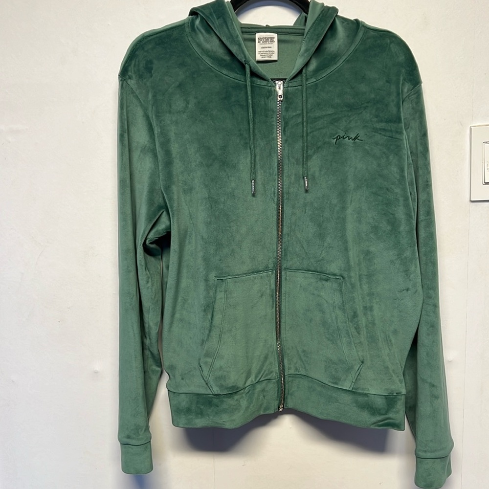 PINK Velour Hoodie (Only)